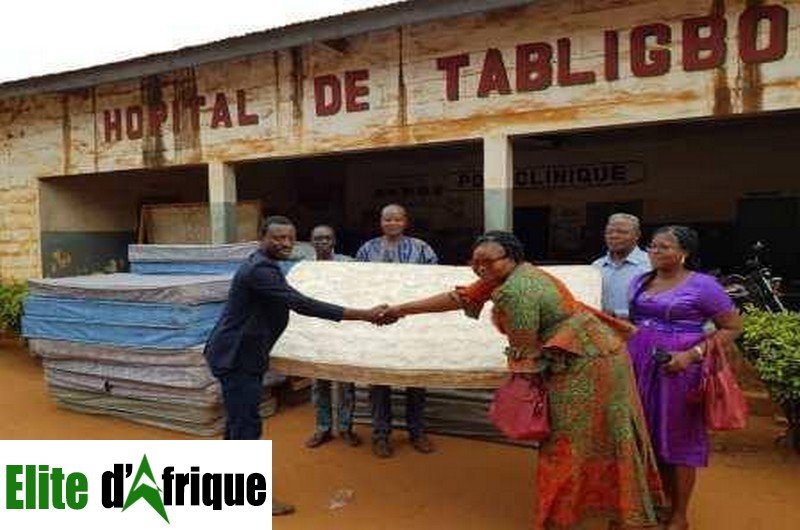 offre de matelas à l’hôpital de Tabligbo