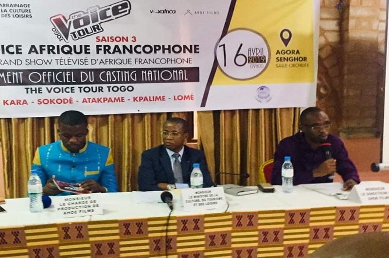 Lancement officiel du concours « The Voice Afrique francophone ».