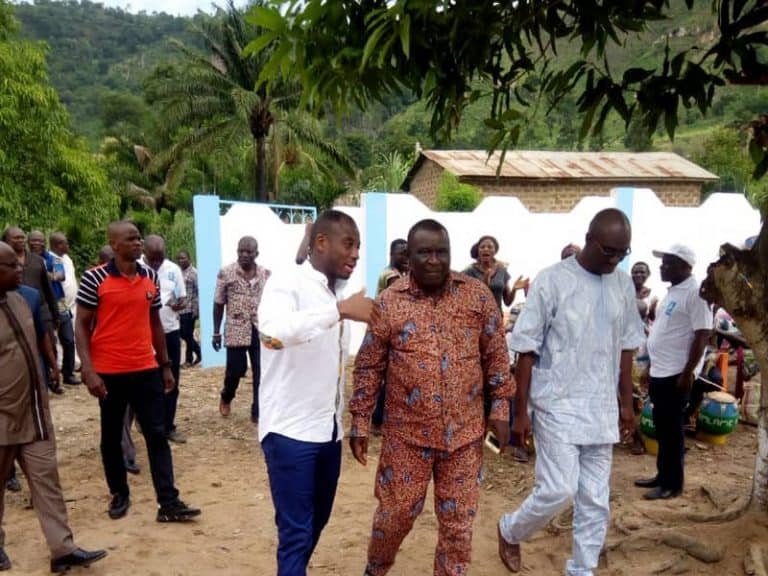 la case de santé dans le village de Koutoubè.