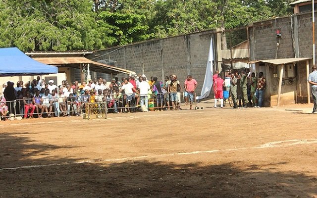 L'entrée de la prison civile de Lomé