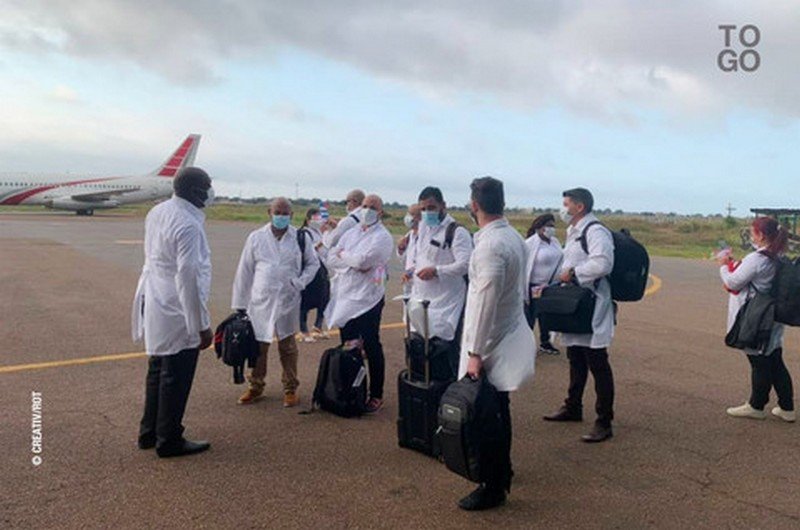 Le départ de la brigade médicale cubaine