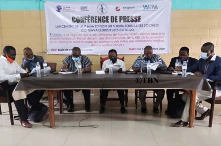 La 7e édition du Forum Solidarité Sociale des Travailleurs du Togo s’ouvre à Lomé
