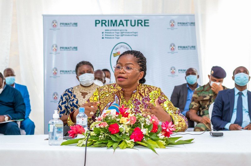 Le Premier ministre Victoire Tomégah-Dogbé
